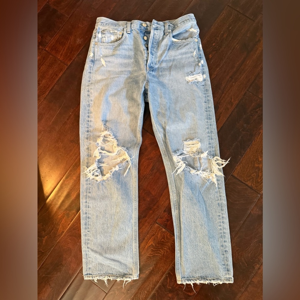 Agolde Light Blue Denim Jeans